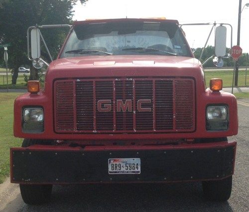 1993 gmc chevrolet kodiac 3116 caterpillar diesel wrecker flatbed dually