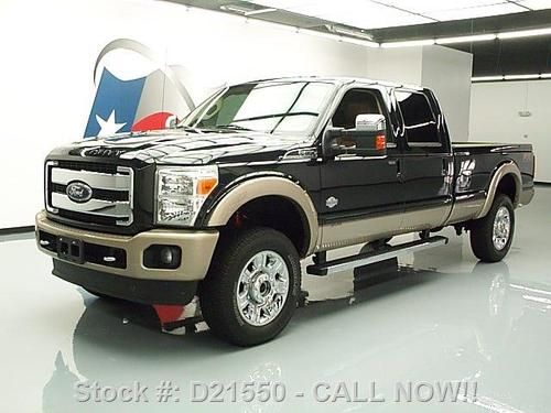 2012 ford f-350 king ranch diesel fx4 4x4 sunroof 21k! texas direct auto