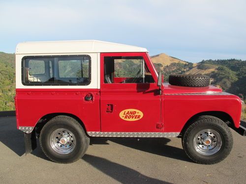 1980 land rover series iii 88" convertible right hand drive restored