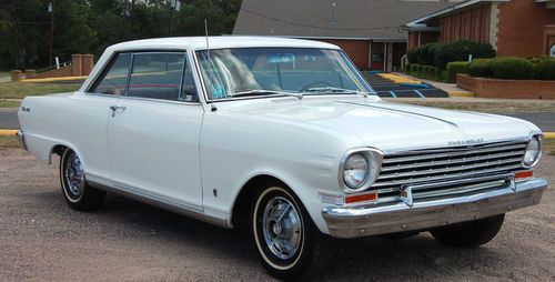 1963 chevy nova ss, 6 cylinder, automatic, power steering