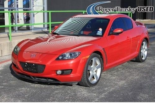 2008 mazda rx-8 grand touring rotary red leather sunroof manual bose renesis aux