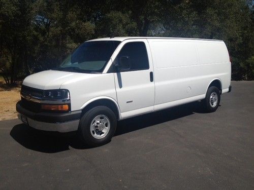 2014 chevy express 3500 duramax long wheel bace loaded