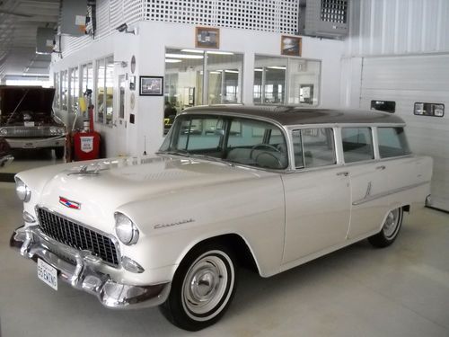 Beautiful 55 chevy wagon in excellent condition onside &amp; out,runs/drives great