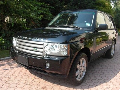 2006 land rover rang rover hse awd black navigation sunroof fully loaded