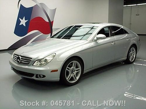 2006 mercedes-benz cls500 sunroof nav climate seats 37k texas direct auto