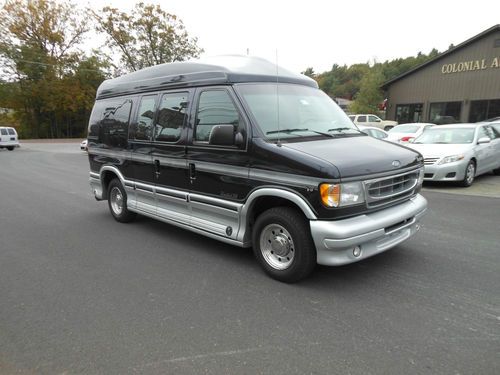 1999 ford e-250 high top explorer conversion van very clean low mileage