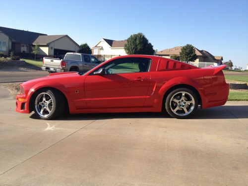 2006 beautiful red roush stage 2 mustang