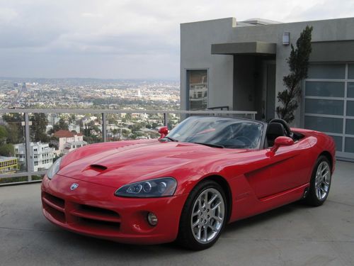 2003 dodge viper srt-10 convertible perfect inside/out corsa exhaust no accident