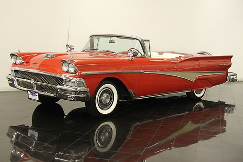 1958 ford fairlane 500 skyliner retractable 352ci v8 automatic power options