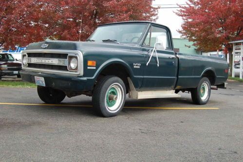 1970 chevrolet series 10 lwb 4x4 350/350 &#034;one family owned&#034; factory build sheet