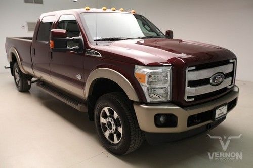 2011 srw king ranch crew 4x4 fx4 longbed navigation leather we finance 25k miles
