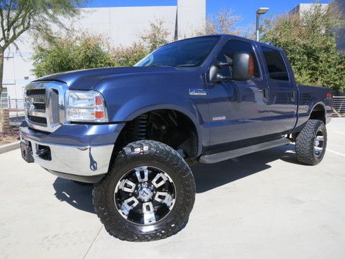 Lifted diesel crew cab 4x4 4wd sunroof heated seats only 74k mi like 04 06 07