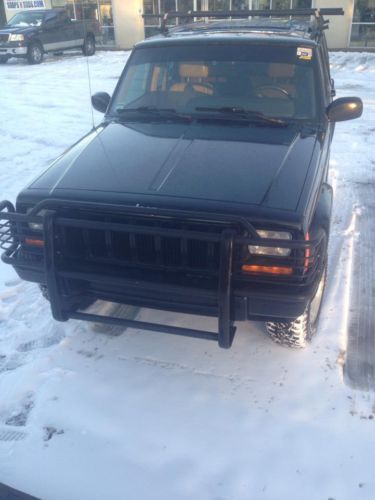 1999 jeep cherokee limited: sunroof, leather, lifted, armored