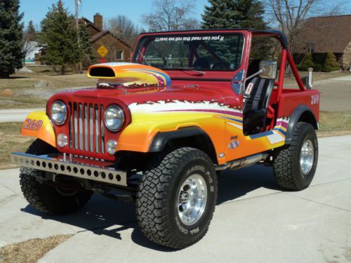 1984 jeep cj7, very reliable small block chevy engine, turbo 400 transmission