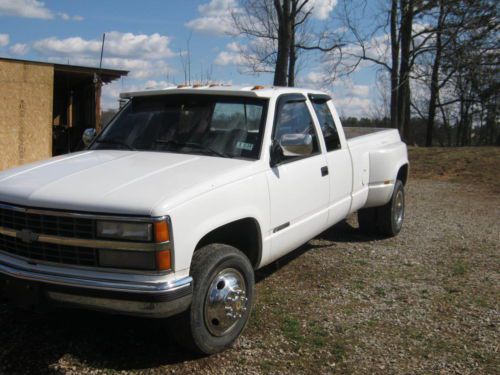 1991 chevy extra cab  one ton dually  2wd pickup