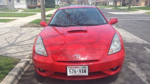 Red 2004 toyota celica low mileage! only 34,000 miles