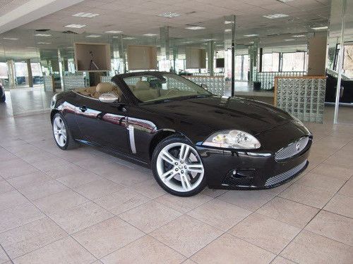 2009 jaguar xk series black xkr sports convertible auto navigation low miles 30k