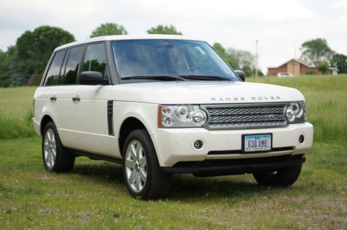 2008.5 range rover supercharged sc | cpo warranty | low-miles!