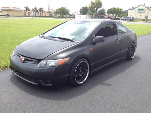 2007 honda civic si coupe turbo hondata system "fast and furious style"