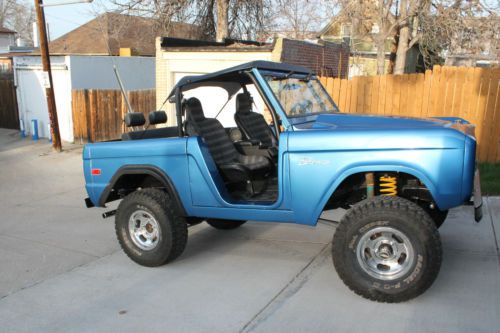 1972 ford bronco. frame off restro-mod!  fuel injected 351w!  beautiful restore!
