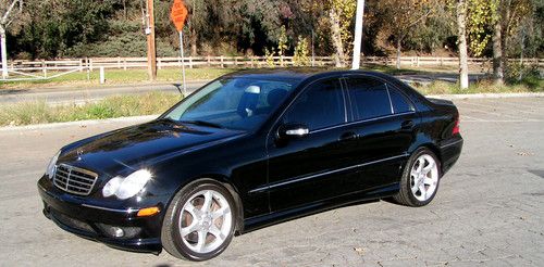 2007 mercedes-benz c230 sport sedan 4-door 2.5l custom tint custom wheels amg