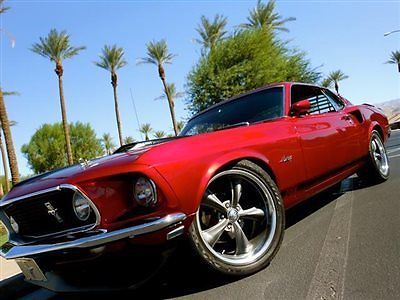1969 ford mustang fastback gt - marti report real gt m code 351 v8 no reserve!