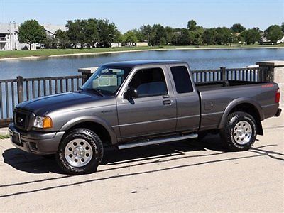 2005 ford ranger edge 4x4 ext cab v6 auto leather 1-owner only 35k miles clean!!