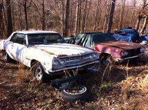Great 1965 malibu rolling chassis. rusty ss convertable to go with it