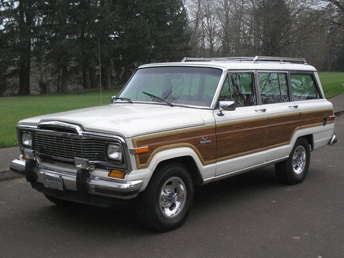 1984 jeep grand wagoneer limited, sj series, 360 ci v8, original excellent, 84