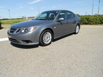 2009 saab 9-3 leather clean carfax power seat xm radio cd player very clean