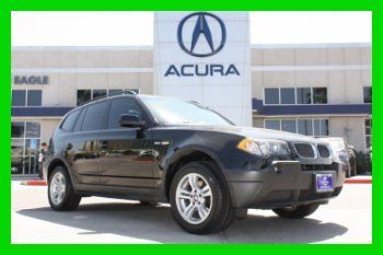 2005 x3 3.0i 24v i6 awd with locking differential suv auto leather sunroof