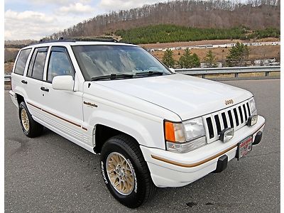 1995 jeep grand cherokee limited 4dr 4x4 two owner great car contact gordon