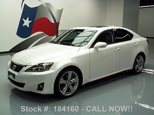 2012 lexus is250 sunroof climate seats paddle shift 5k texas direct auto