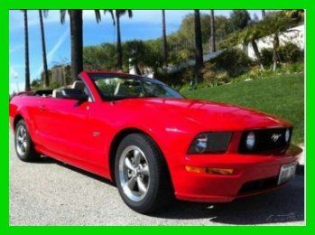 2005 ford mustang gt 4.6l v8 24v manual convertible leather cd
