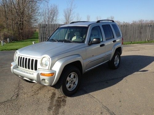 2002 jeep liberty limited 4x4 suv leather loaded no reserve!!