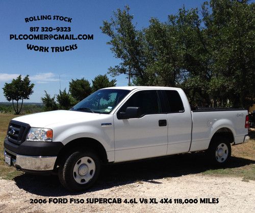 2006 ford f150 4x4 supercab low miles clean fleet serviced truck