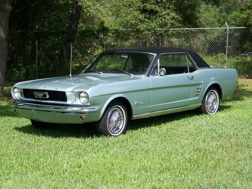 1966 mustang excellent condition with rare options and still has the buck tag