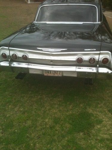 1962 chevy impala ss black very clean working ac 327motor