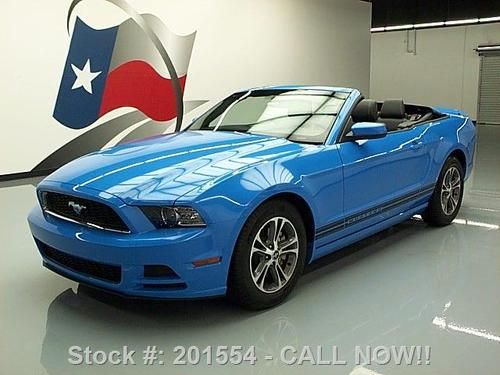 2014 ford mustang premium convertible auto leather 3k! texas direct auto
