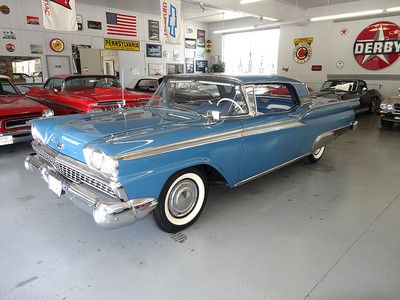 1959 ford galaxie skyliner retractable ifrc  2nd place un-restored winner