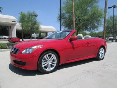 2010 red v6 automatic leather navigation miles:7k convertible