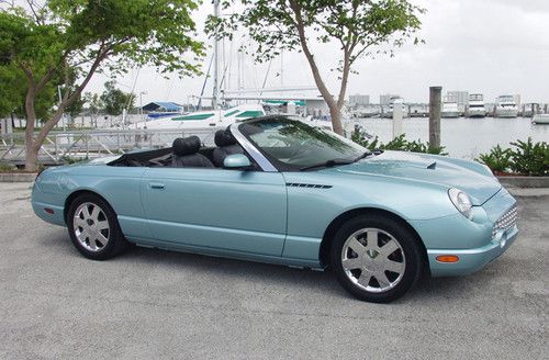 2002 ford thunderbird convertible 67k miles see 40 pictures one owner