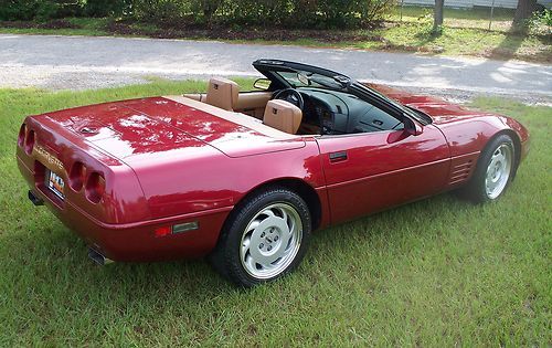 1991 corvette convertible. local sale south carolina