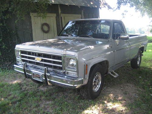 1979 chevrolet pickup, long wide bed, new chevy motor, excellent condition,