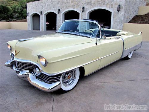1954 cadillac eldorado convertible, apollo gold, beautiful example
