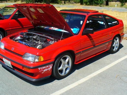 1987 honda crx si 97k mile fully documented car. original paint/int . 2 owner.