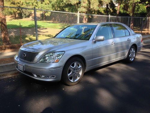 2005 lexus ls 430 silver/gray one owner, low miles, clean title $23,000