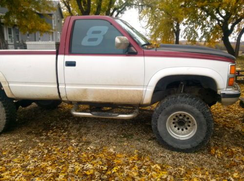 1990 lifted chevy k1500 mud truck low reserve