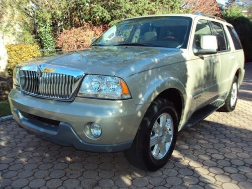 2005 lincoln aviator awd luxury suv 7 pass t.v dvd fully loaded leather clean