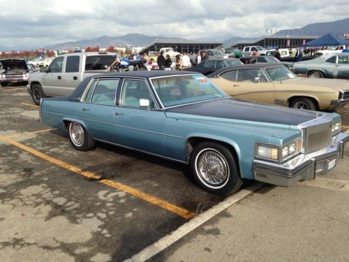 1979 cadillac sedan deville - clean, well maintained, redone interior, blue.